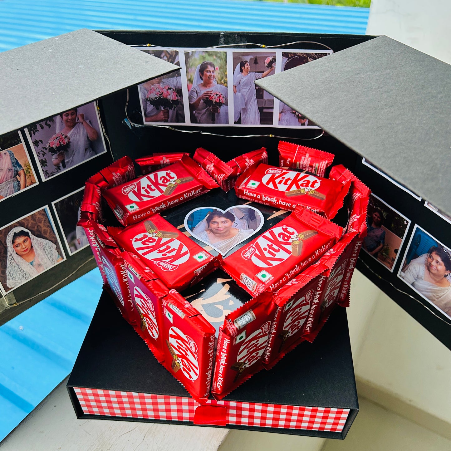 Surprise Box With KitKat Bouquet