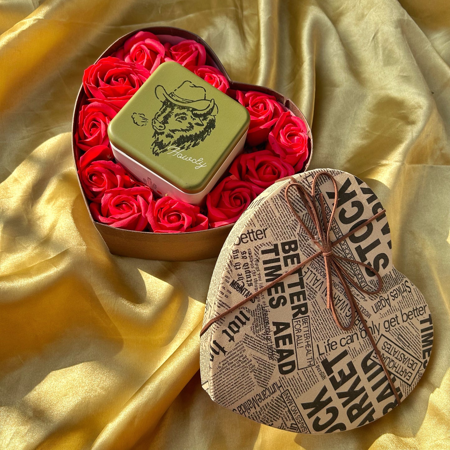 Heart Shaped Gift Box with Watch