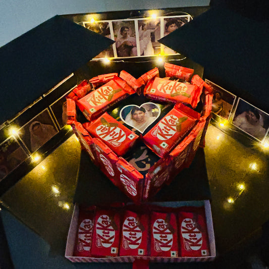 Surprise Box With KitKat Bouquet