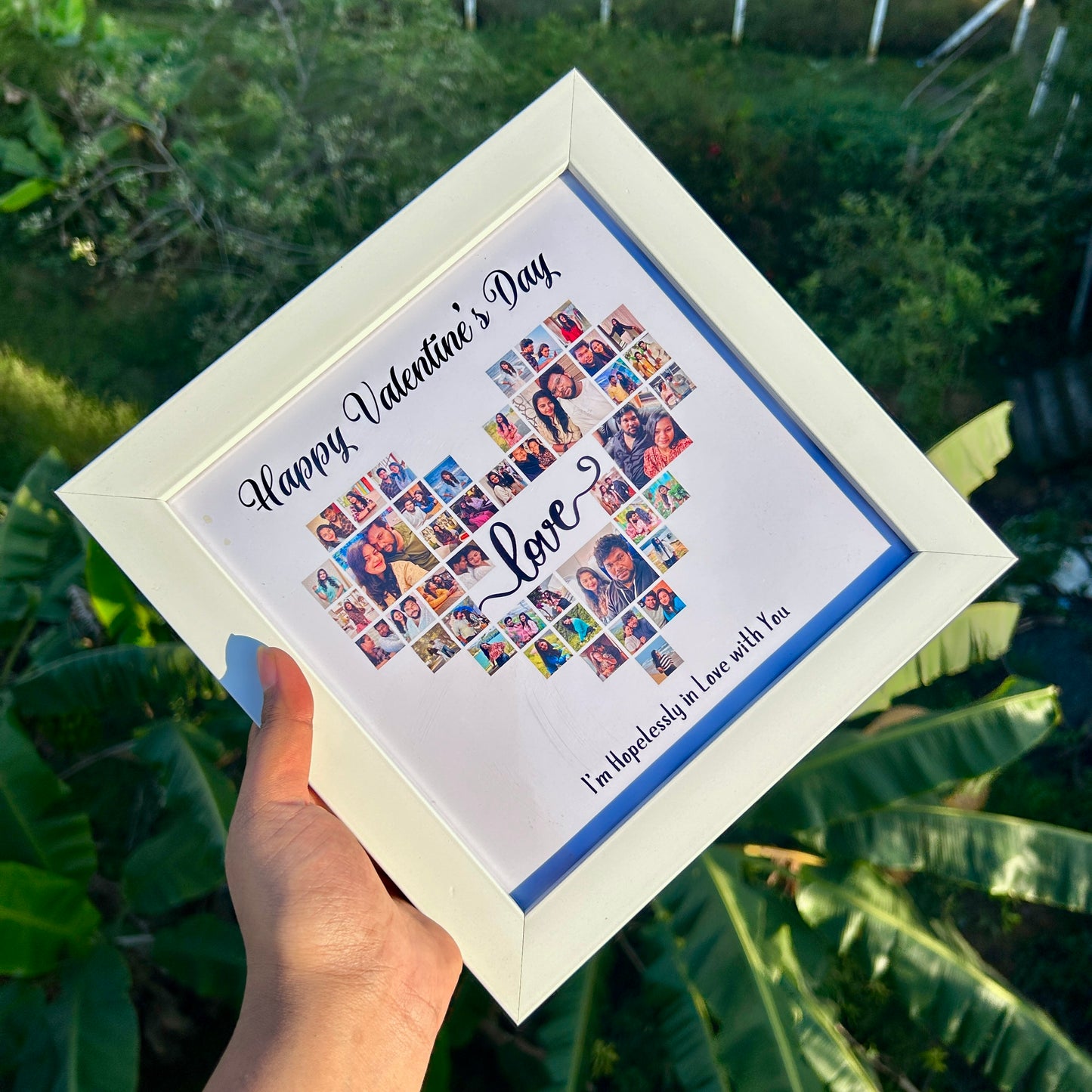Heart-Shaped Collage Photo Frame